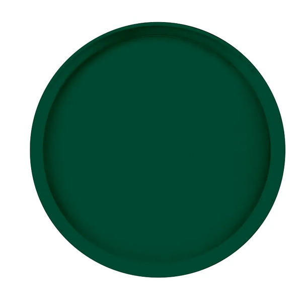 Cambro 1400119 I Camtray Round Tray I 14" (355 mm) I Sherwood Green I Case of 12