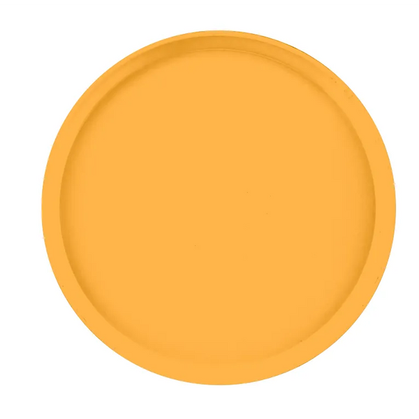 Cambro 1400171 I Camtray Round Tray I 14" (355 mm) I Tuscan Gold I Case of 12