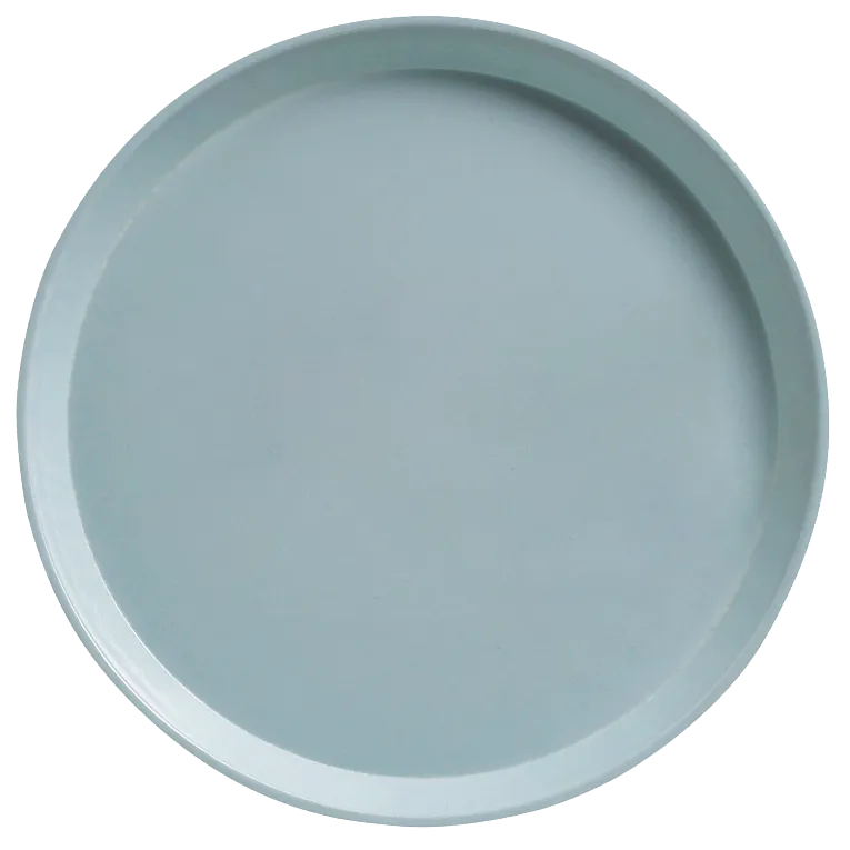 Cambro 1400177 I Camtray Round Tray I 14" (355 mm) I Sky Blue I Case of 12