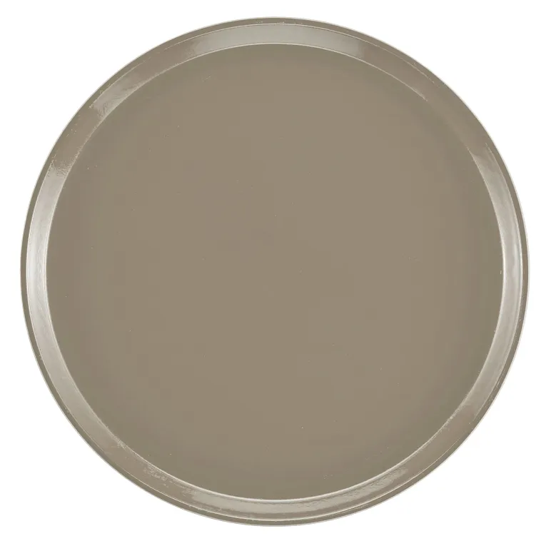 Cambro 1400199 I Camtray Round Tray I 14" (355 mm) I Taupe I Case of 12