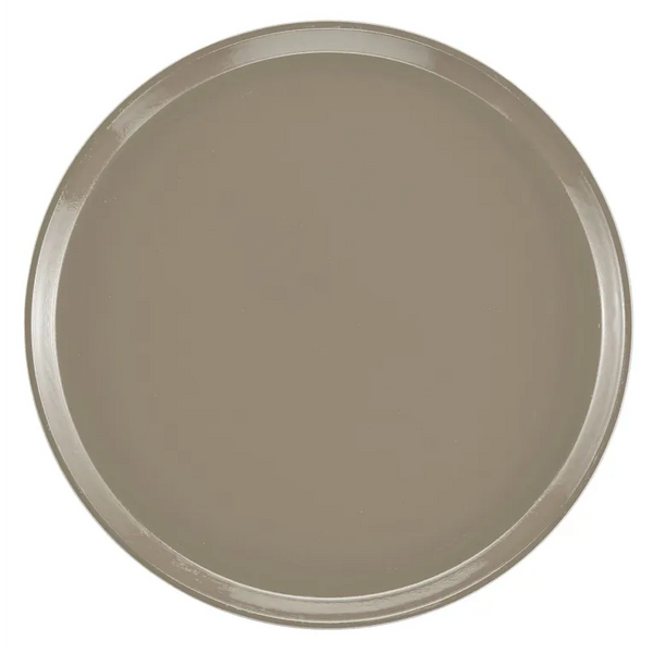 Cambro 1400199 I Camtray Round Tray I 14" (355 mm) I Taupe I Case of 12
