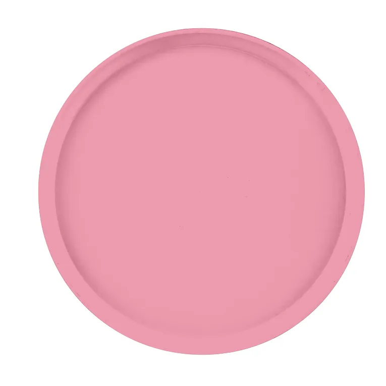 Cambro 1400409 I Camtray Round Tray I 14" (355 mm) I Blush I Case of 12
