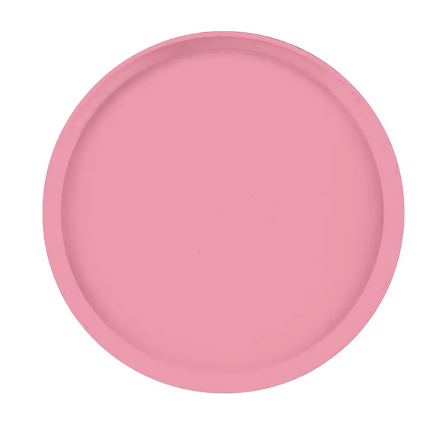Cambro 1400409 I Camtray Round Tray I 14" (355 mm) I Blush I Case of 12