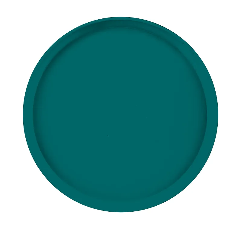 Cambro 1400414 I Camtray Round Tray I 14" (355 mm) I Teal I Case of 12