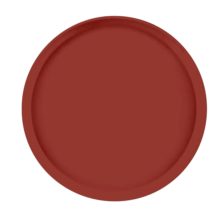 Cambro 1400501 I Camtray Round Tray I 14" (355 mm) I Real Rust I Case of 12