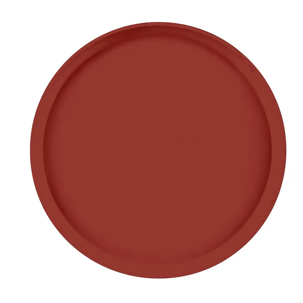 Cambro 1400501 I Camtray Round Tray I 14" (355 mm) I Real Rust I Case of 12