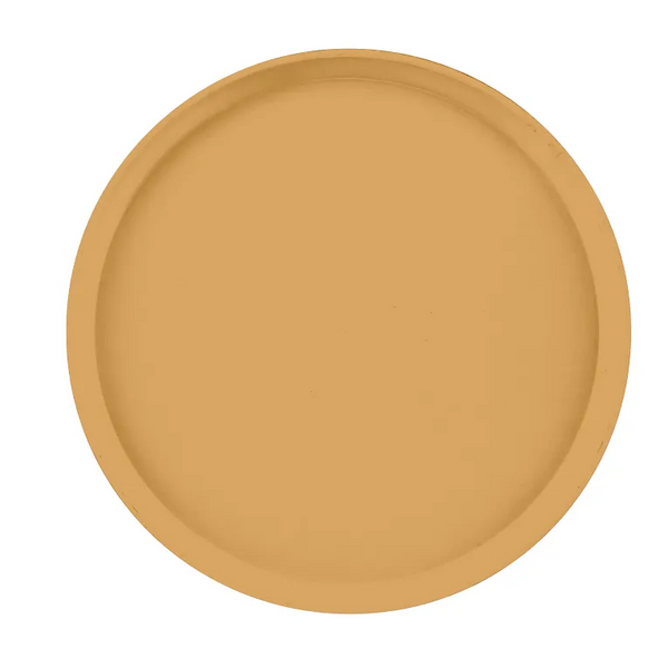 Cambro 1400514 I Camtray Round Tray I 14" (355 mm) I Earthen Gold I Case of 12