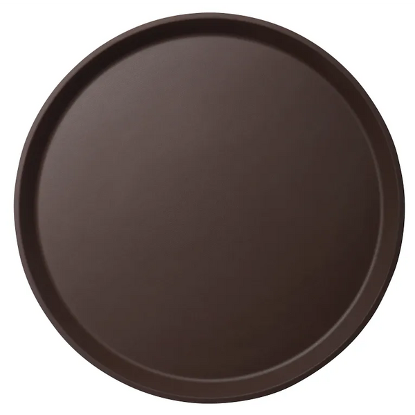 Cambro 1400CT138 I Camtread Round Trays I 14" (35.5 cm) I Tavern Tan I Case of 12