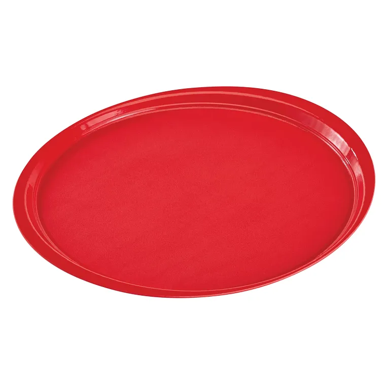 Cambro 1400ET521 I EpicTread Round Trays I 39 cm I Cambro Red I Case of 12
