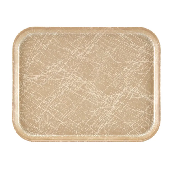 Cambro 1418214 I Camtray Rectangular Tray I 355x460mm I Abstract Tan I Case of 12