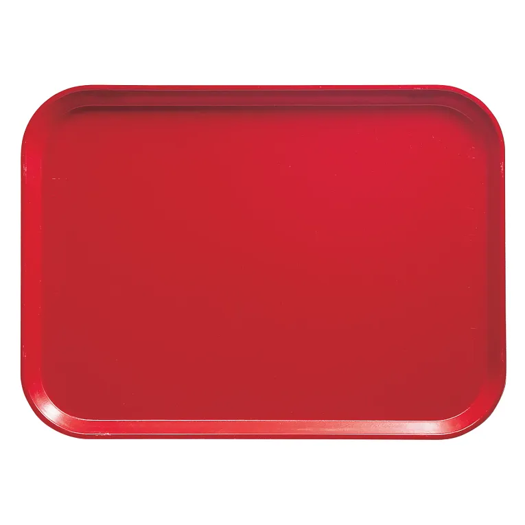 Cambro 1418510 I Camtray Rectangular Tray I 355x460mm I Signal Red I Case of 12