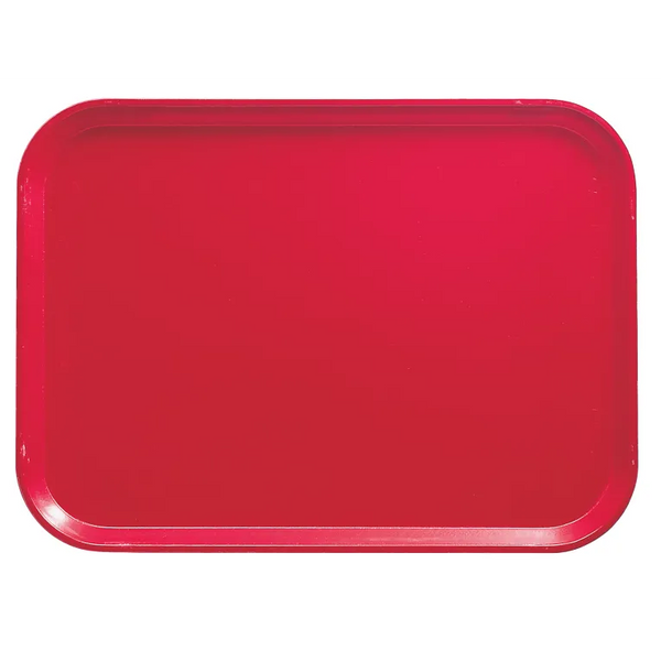 Cambro 1418521 I Camtray Rectangular Tray I 355x460mm I Cambro Red I Case of 12