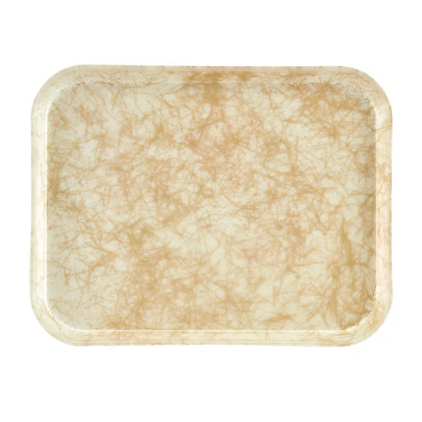 Cambro 1418526 I Camtray Rectangular Tray I 355x460mm I Galaxy Antique Parchment Gold I Case of 12