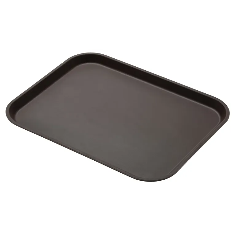 Cambro 1418CT138 I Camtread Rectangular Trays I 36 x 46 cm I Tavern Tan I Case of 12