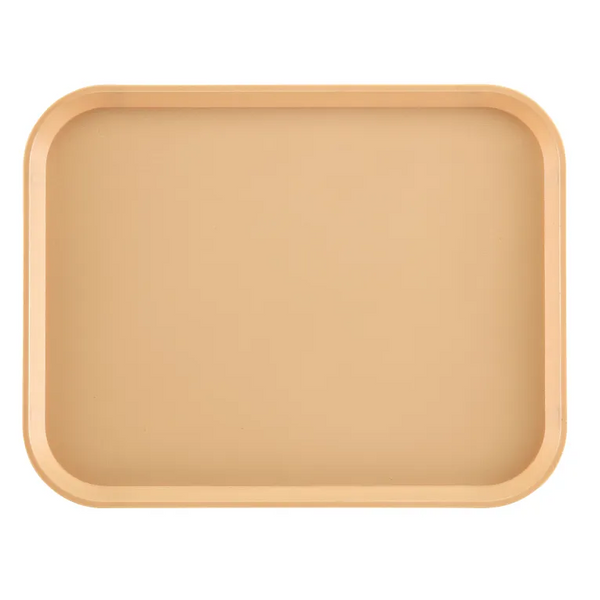 Cambro 1418CW133 I Camwear Rectangular Tray I 35.5 x 46 cm I Beige I Case of 12