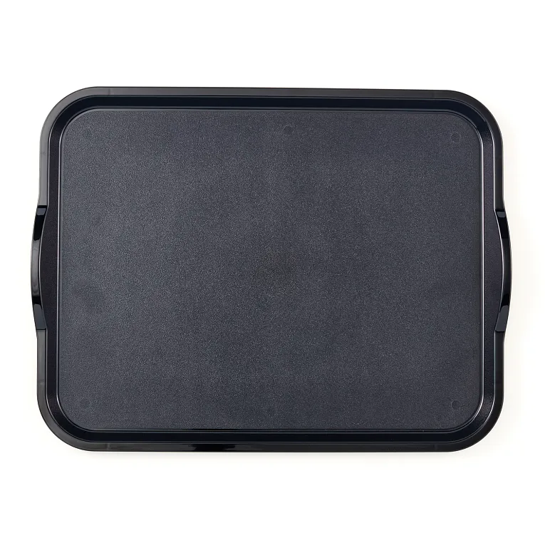 Cambro 1418CWNSH110 I Camwear Non-Skid Tray with Handles I 35.5 x 45.7 cm I Black I Case of 12