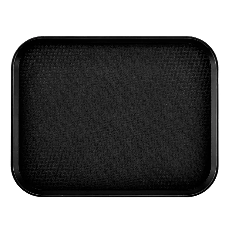 Cambro 1418FF110 I Fast Food Rectangular Tray I 36 x 46 cm I Black I Case of 12