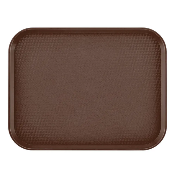 Cambro 1418FF167 I Fast Food Rectangular Tray I 36 x 46 cm I Brown I Case of 12