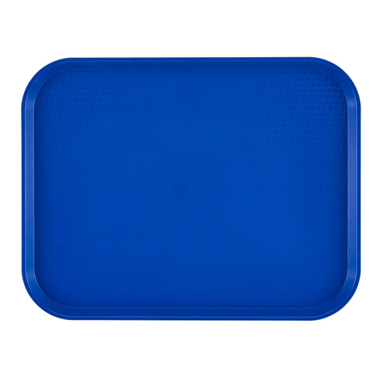 Cambro 1418FF186 I Fast Food Rectangular Tray I 36 x 46 cm I Navy Blue I Case of 12