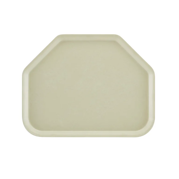 Cambro 1418TR101 I Camtray Trapezoid Tray I 355x457mm I Antique Parchment I Case of 12