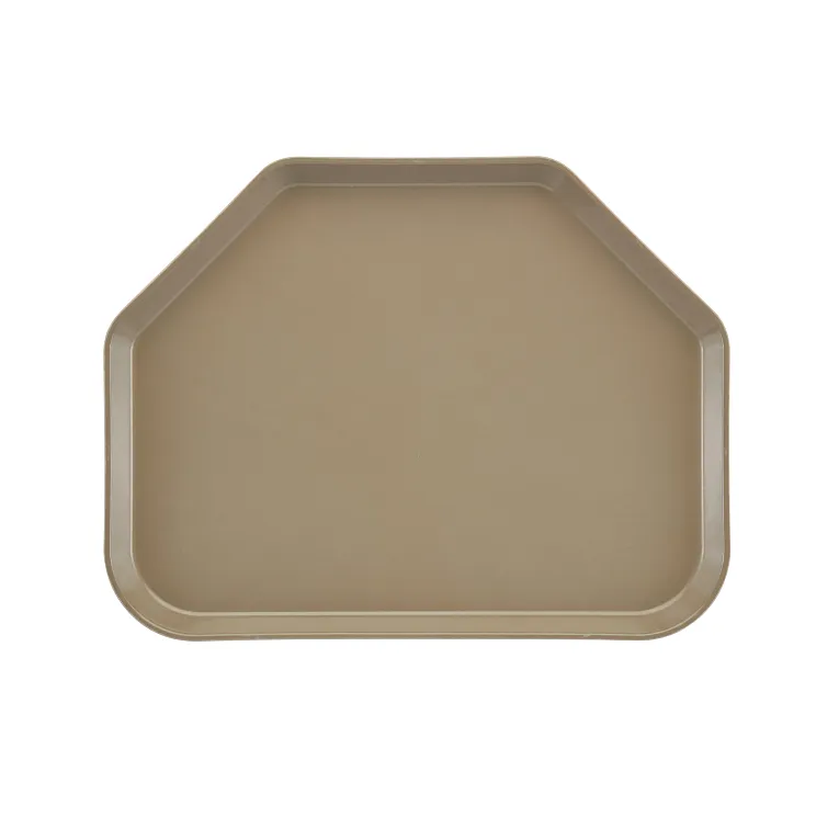 Cambro 1418TR104 I Camtray Trapezoid Tray I 355x457mm I Desert Tan I Case of 12