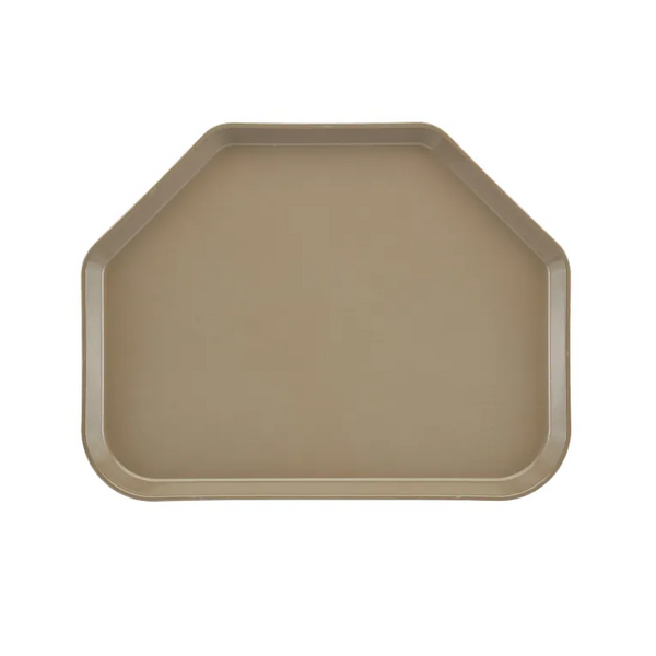 Cambro 1418TR104 I Camtray Trapezoid Tray I 355x457mm I Desert Tan I Case of 12
