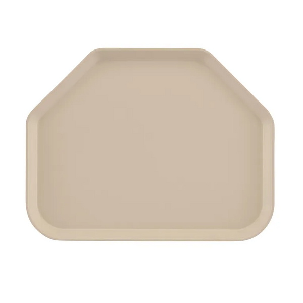 Cambro 1418TR106 I Camtray Trapezoid Tray I 355x457mm I Light Peach I Case of 12