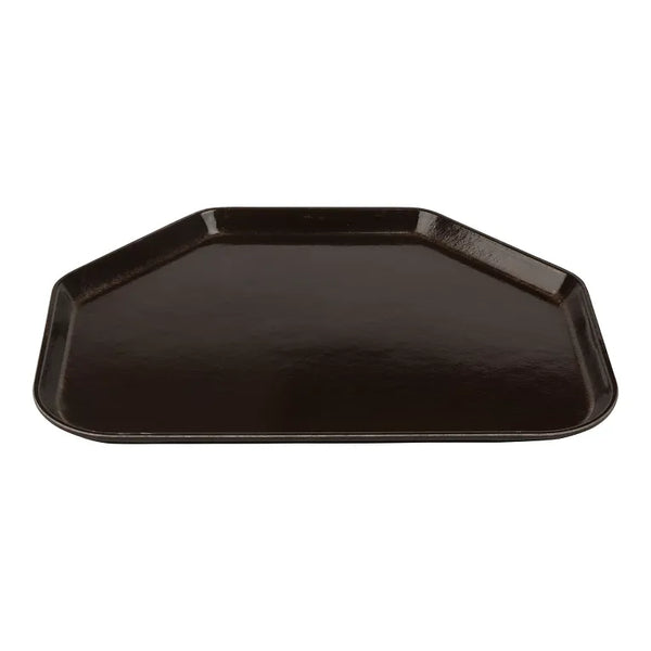 Cambro 1418TR116 I Camtray Trapezoid Tray I 355x457mm I Brazil Brown I Case of 12