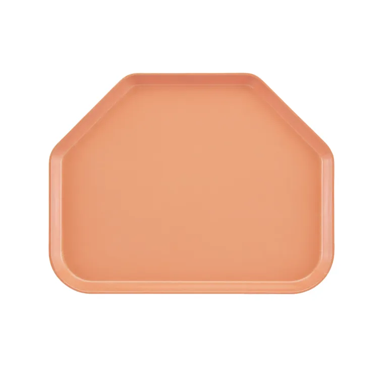 Cambro 1418TR117 I Camtray Trapezoid Tray I 355x457mm I Dark Peach I Case of 12
