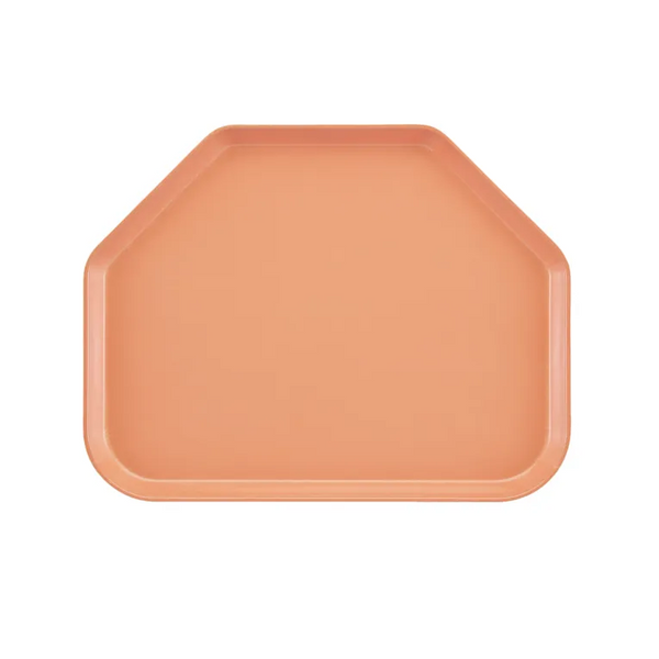 Cambro 1418TR117 I Camtray Trapezoid Tray I 355x457mm I Dark Peach I Case of 12