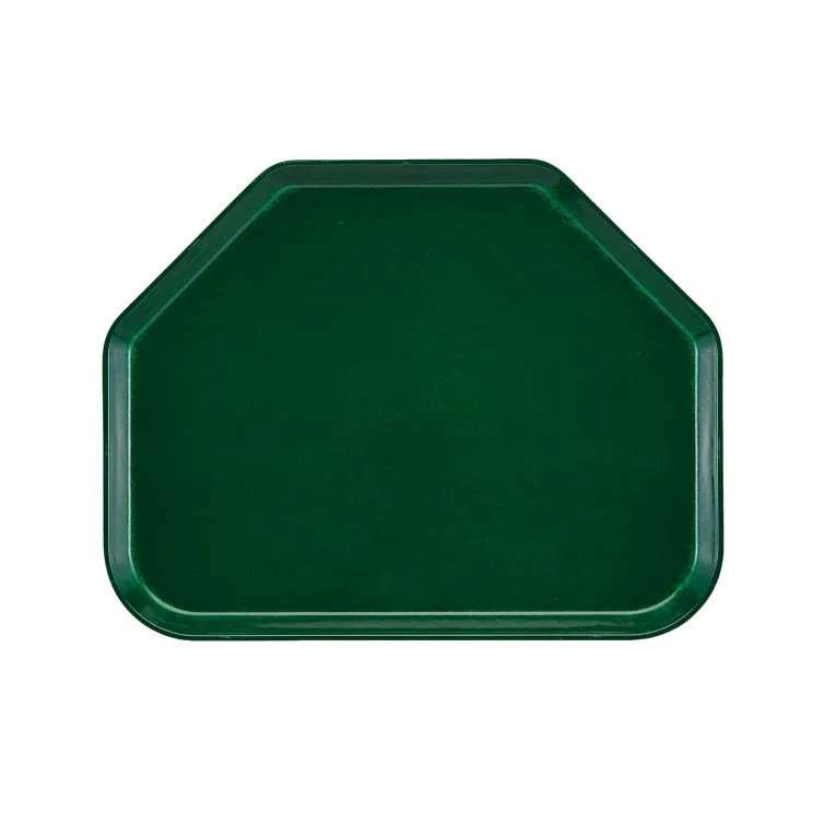 Cambro 1418TR119 I Camtray Trapezoid Tray I 355x457mm I Sherwood Green I Case of 12