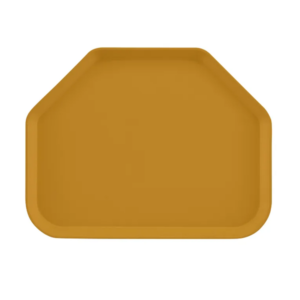 Cambro 1418TR171 I Camtray Trapezoid Tray I 355x457mm I Tuscan Gold I Case of 12