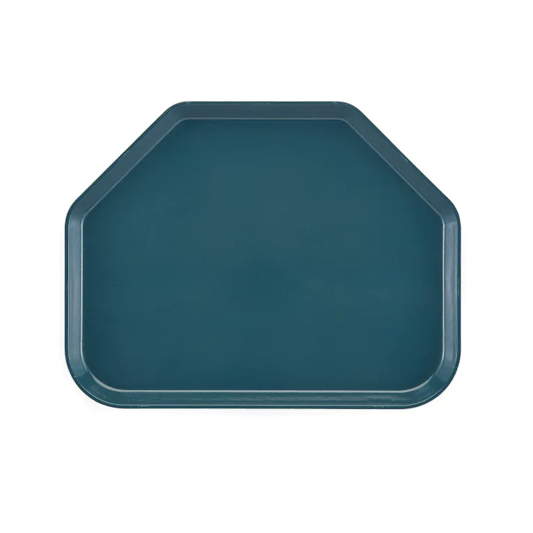 Cambro 1418TR401 I Camtray Trapezoid Tray I 355x457mm I Slate Blue I Case of 12