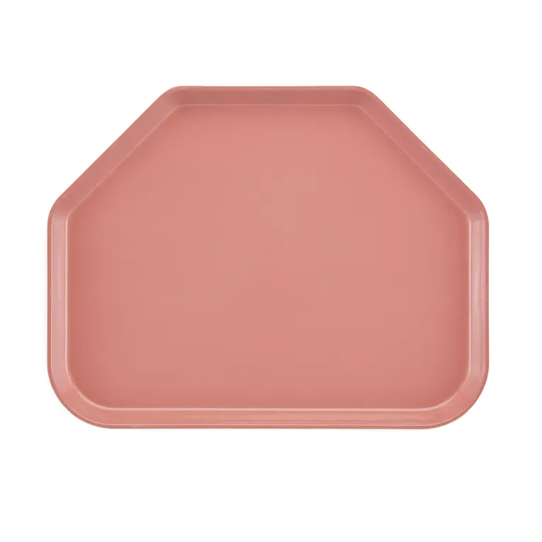 Cambro 1418TR409 I Camtray Trapezoid Tray I 355x457mm I Blush I Case of 12