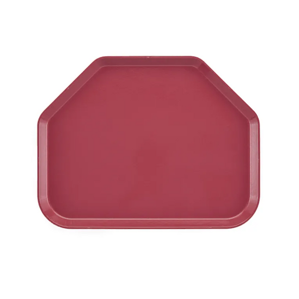 Cambro 1418TR410 I Camtray Trapezoid Tray I 355x457mm I Raspberry Cream I Case of 12