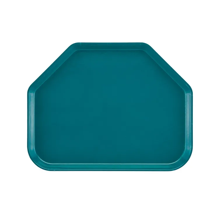 Cambro 1418TR414 I Camtray Trapezoid Tray I 355x457mm I Teal I Case of 12