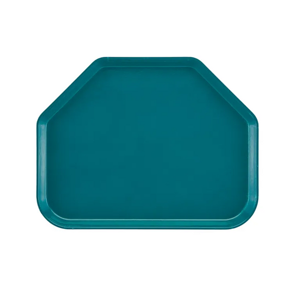 Cambro 1418TR414 I Camtray Trapezoid Tray I 355x457mm I Teal I Case of 12