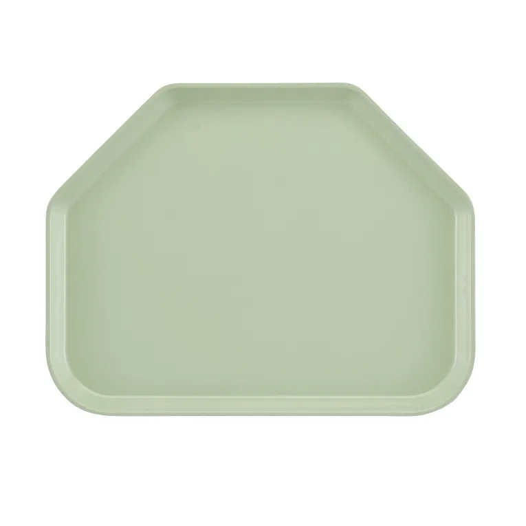 Cambro 1418TR429 I Camtray Trapezoid Tray I 355x457mm I Key Lime I Case of 12