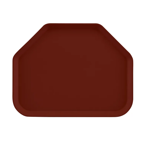 Cambro 1418TR501 I Camtray Trapezoid Tray I 355x457mm I Real Rust I Case of 12