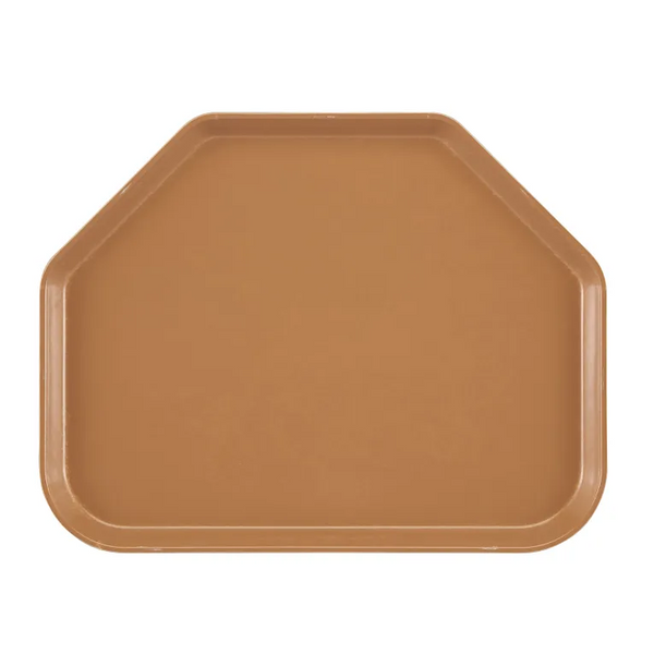 Cambro 1418TR508 I Camtray Trapezoid Tray I 355x457mm I Suede Brown I Case of 12