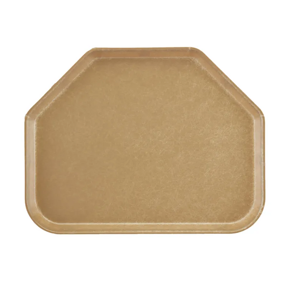 Cambro 1418TR514 I Camtray Trapezoid Tray I 355x457mm I Earthen Gold I Case of 12