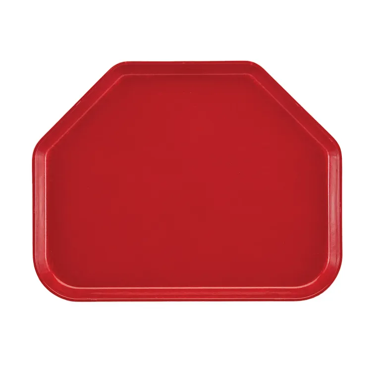 Cambro 1418TR521 I Camtray Trapezoid Tray I 355x457mm I Cambro Red I Case of 12