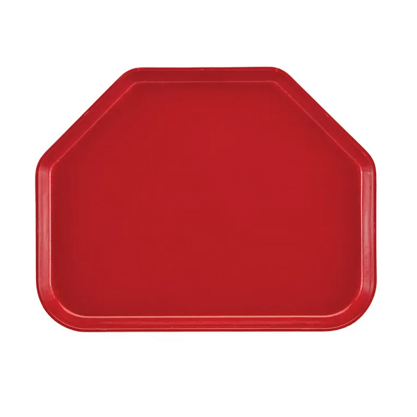 Cambro 1418TR521 I Camtray Trapezoid Tray I 355x457mm I Cambro Red I Case of 12