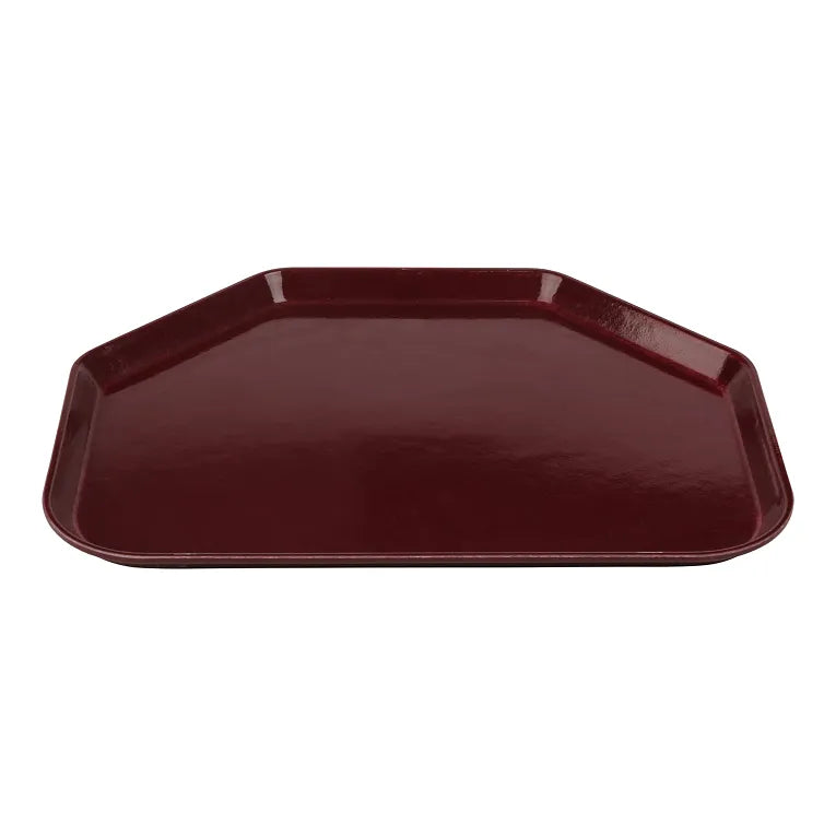 Cambro 1418TR522 I Camtray Trapezoid Tray I 355x457mm I Burgundy Wine I Case of 12