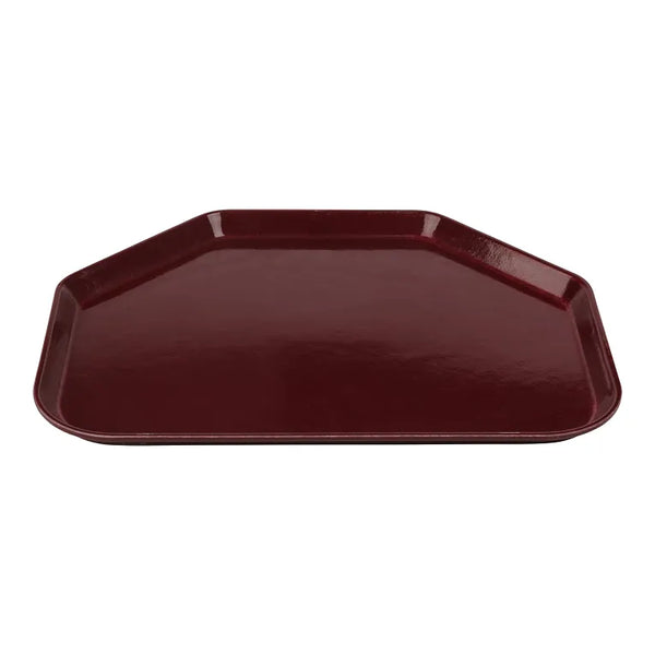 Cambro 1418TR522 I Camtray Trapezoid Tray I 355x457mm I Burgundy Wine I Case of 12