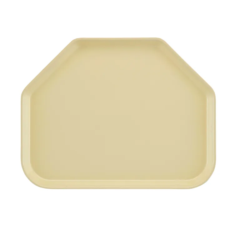 Cambro 1418TR536 I Camtray Trapezoid Tray I 355x457mm I Lemon Chiffon I Case of 12