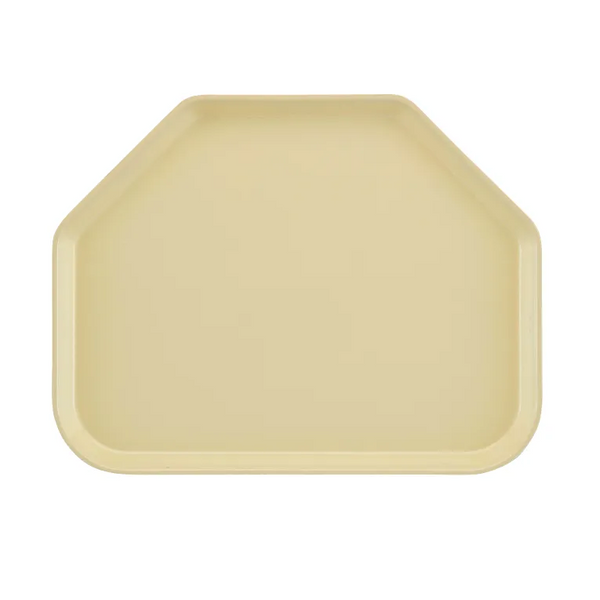 Cambro 1418TR536 I Camtray Trapezoid Tray I 355x457mm I Lemon Chiffon I Case of 12