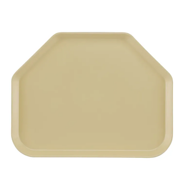 Cambro 1418TR537 I Camtray Trapezoid Tray I 355x457mm I Cameo Yellow I Case of 12
