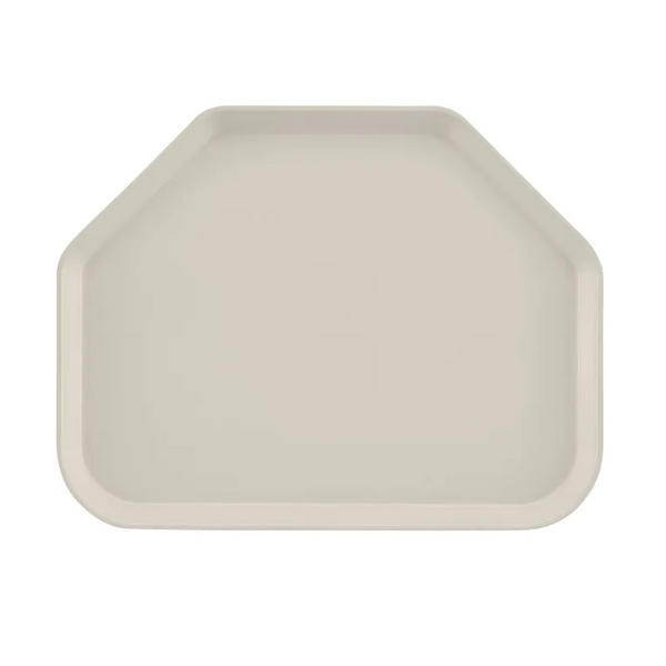 Cambro 1418TR538 I Camtray Trapezoid Tray I 355x457mm I Cottage White I Case of 12