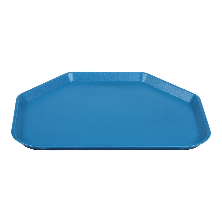 Cambro 1418TRCW168 I Camwear Trapezoid Tray I 35.5 x 46 cm I Blue I Case of 12